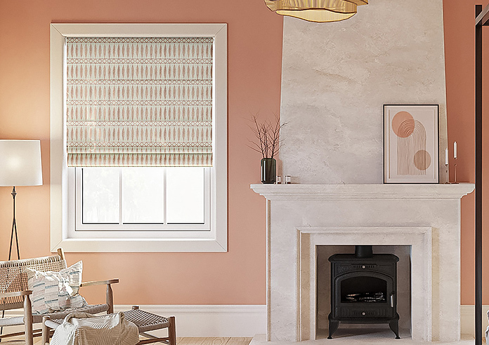 Nazca, Rose Gold - Roman Blind - Image 3